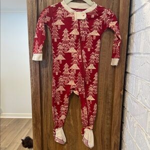 Red and White Kids One Piece Pajamas
